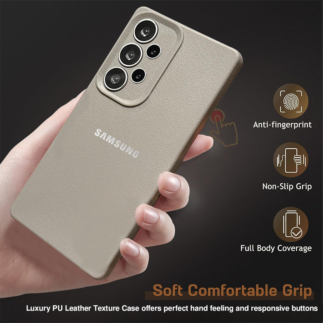 Samsung Galaxy A53 5G Solid Color Leather Texture Matte Phone Back Case
