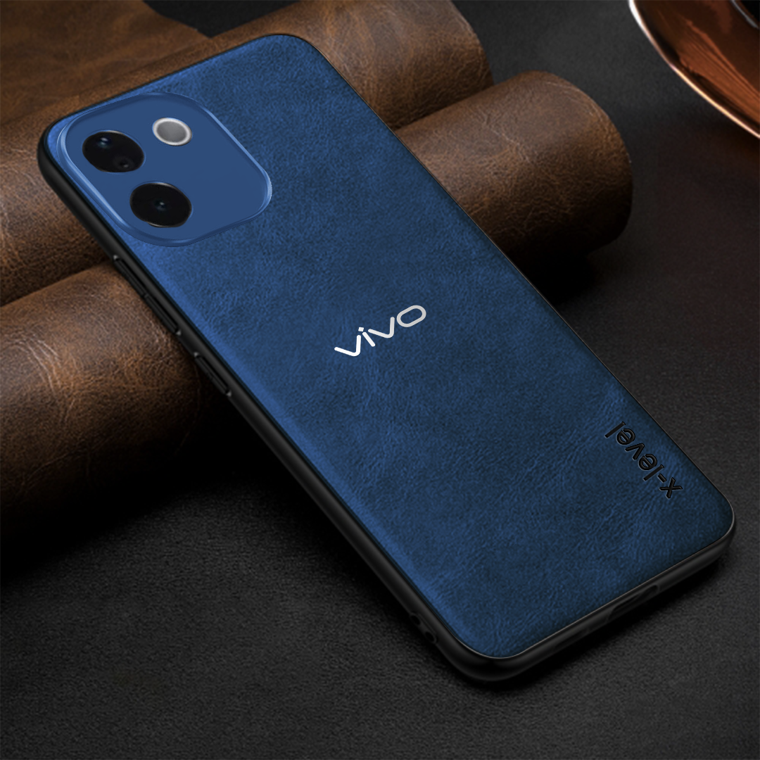 VIVO T3 PRO 5G  Business Style  PU LEATHER PROTECTIVE BACK CASE WITH CAMERA PROTECTION