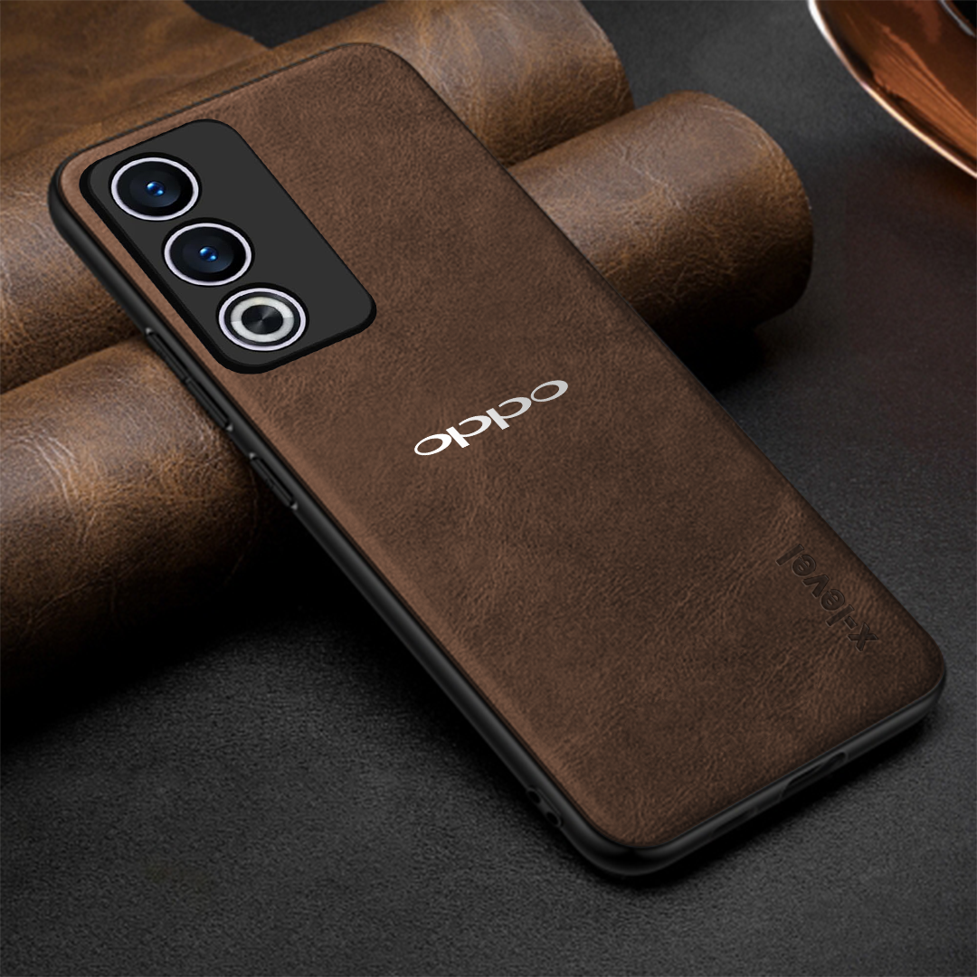 OPPO A3 Pro  5G Business Style PU LEATHER PROTECTIVE BACK CASE WITH CAMERA PROTECTION