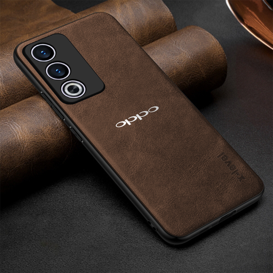 OPPO A3 Pro  5G Business Style PU LEATHER PROTECTIVE BACK CASE WITH CAMERA PROTECTION