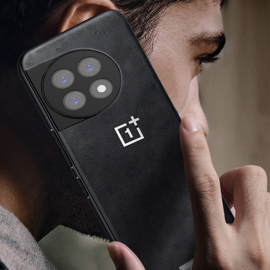 ONEPLUS 11R 5G Business Style PU LEATHER PROTECTIVE BACK CASE WITH CAMERA PROTECTION