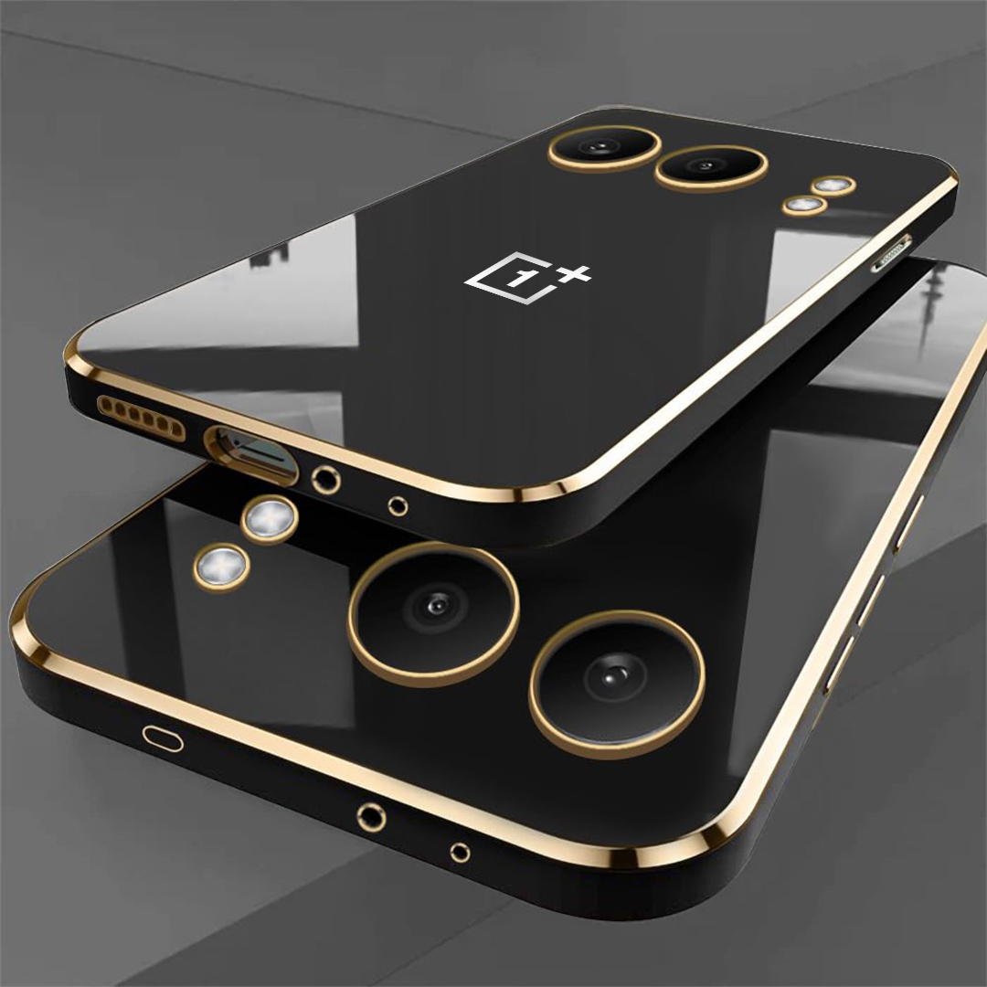 ONEPLUS NORD 4 5G ULTRA-SHINE GOLD ELECTROPLATED LUXURIOUS  BACK CASE WITH CAMERA PROTECTION