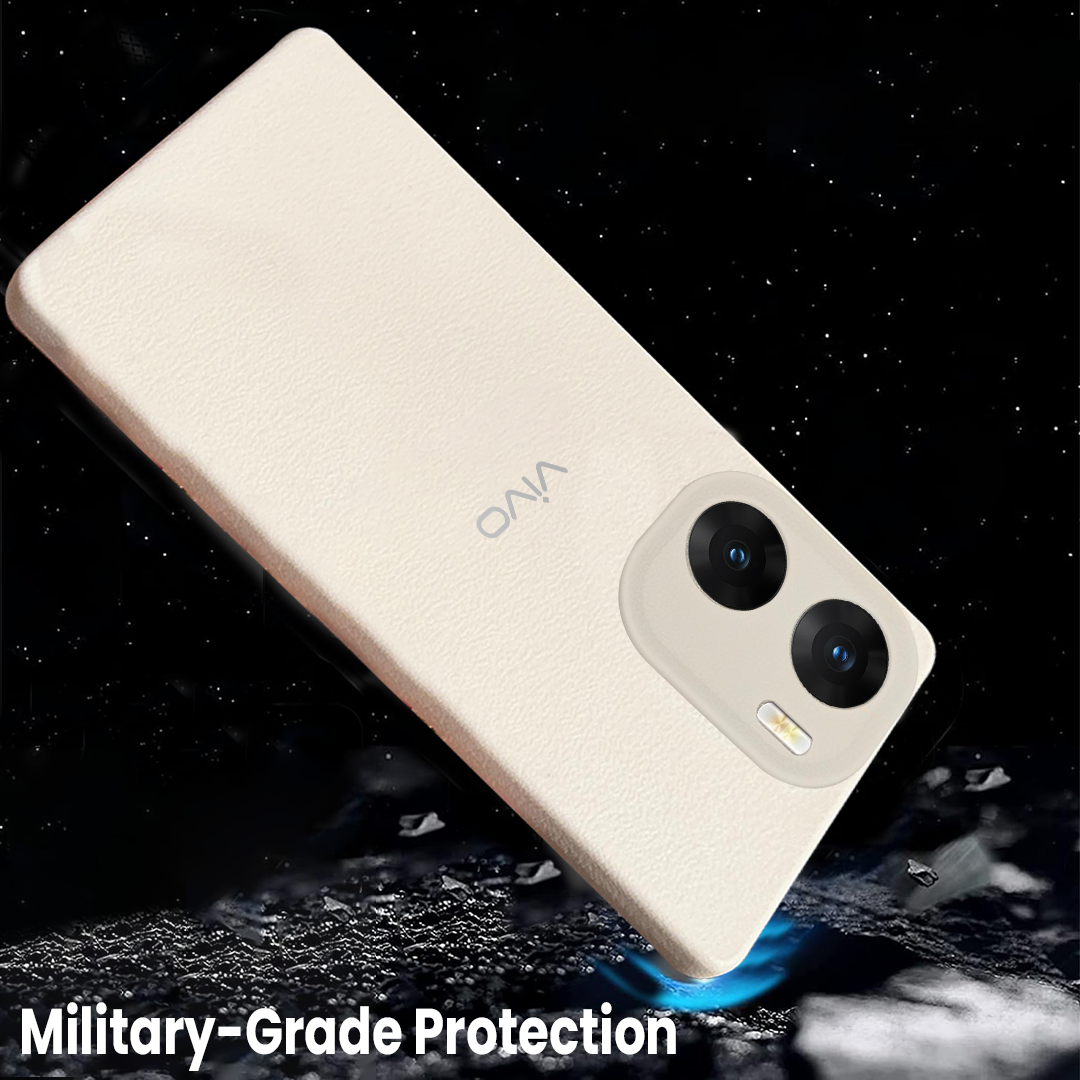 Vivo V29e 5G Solid Color Leather Texture Matte Phone Back Case