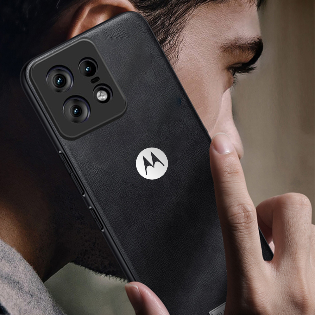 MOTO EDGE 50 PRO 5G  Business Style PU LEATHER PROTECTIVE BACK CASE WITH CAMERA PROTECTION