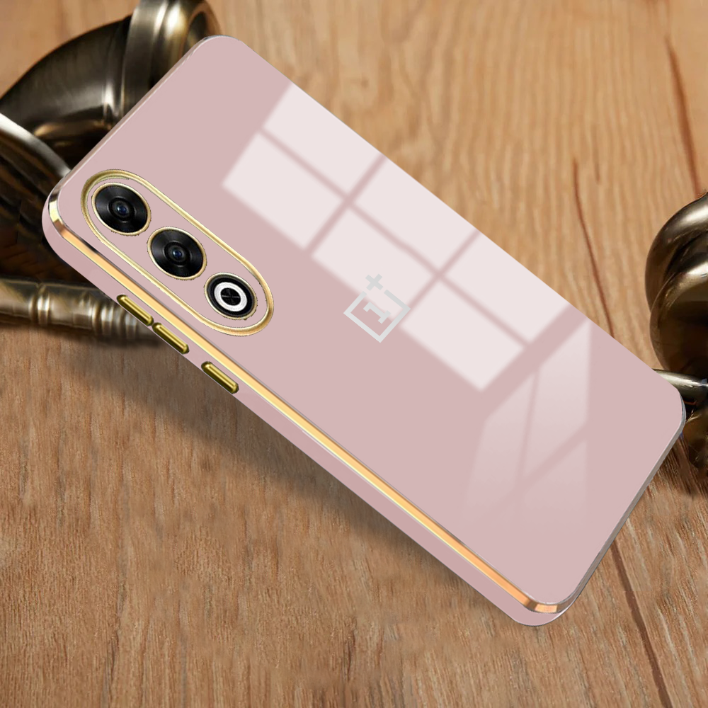 ONEPLUS NORD CE 4 5G ULTRA-SHINE GOLD ELECTROPLATED LUXURIOUS  BACK CASE WITH CAMERA PROTECTION