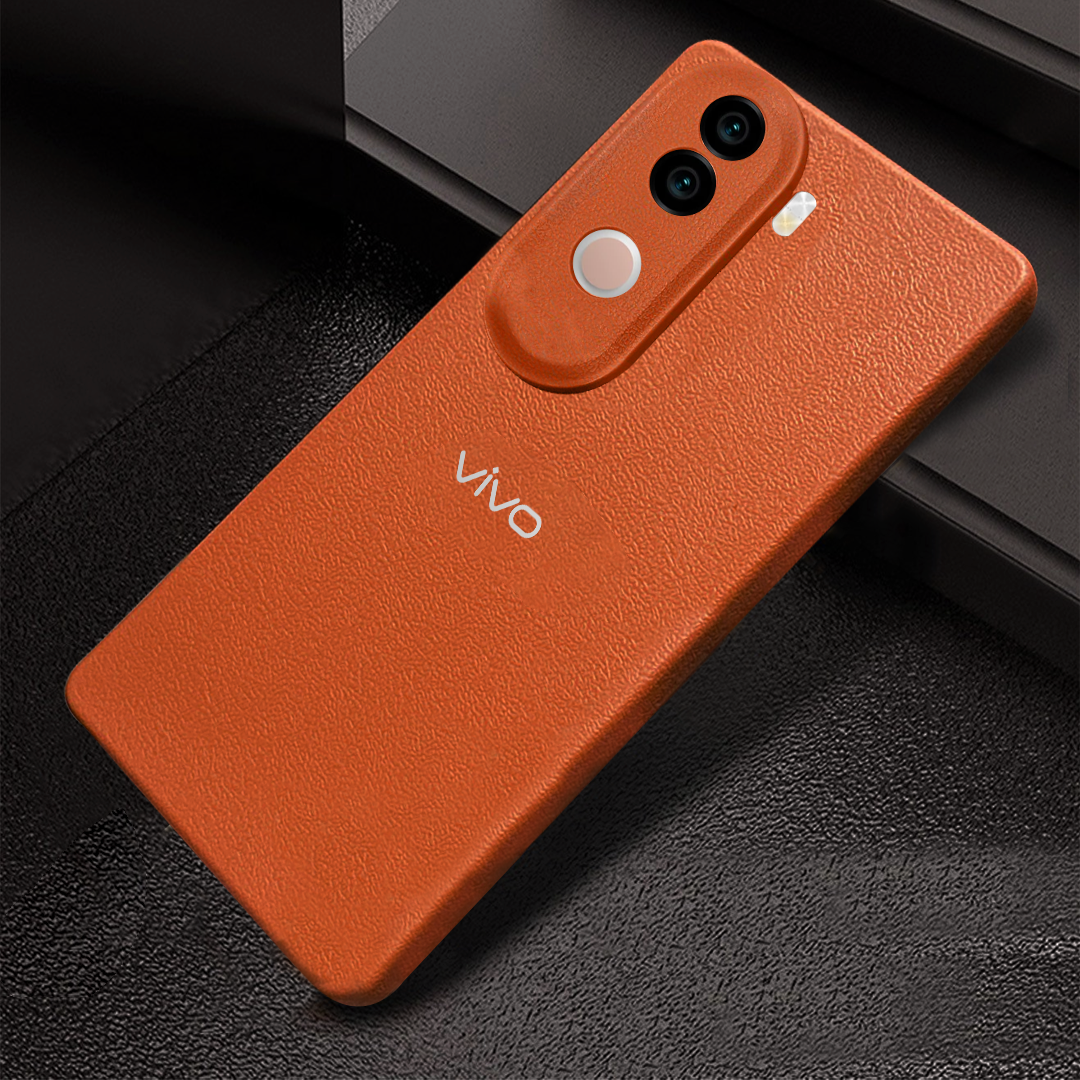 Vivo V40e 5G Solid Color Leather Texture Matte Phone Back Case