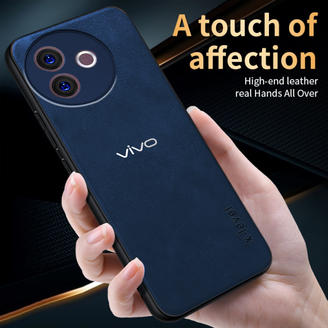 VIVO Y39 5G  Business Style  PU LEATHER PROTECTIVE BACK CASE WITH CAMERA PROTECTION