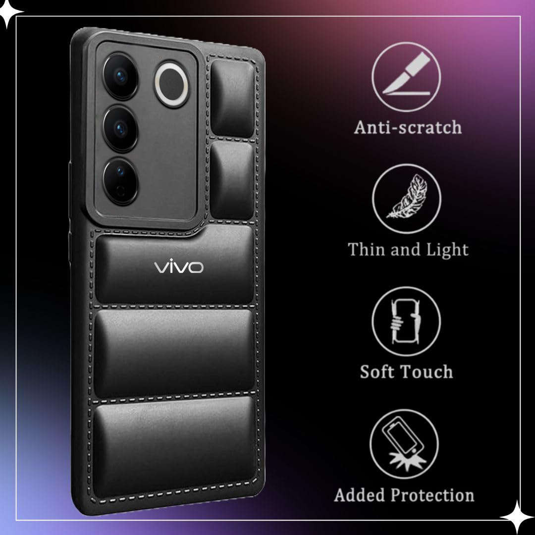 VIVO V27 PRO 5G The Puffer Edition Soft Material Down Jacket Phone Case