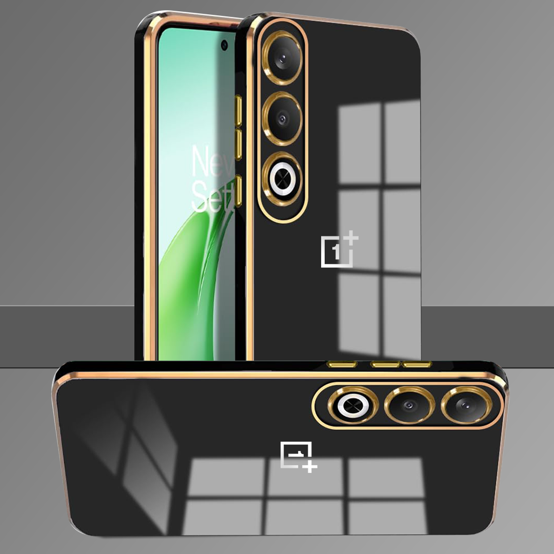ONEPLUS NORD CE 4 5G ULTRA-SHINE GOLD ELECTROPLATED LUXURIOUS  BACK CASE WITH CAMERA PROTECTION