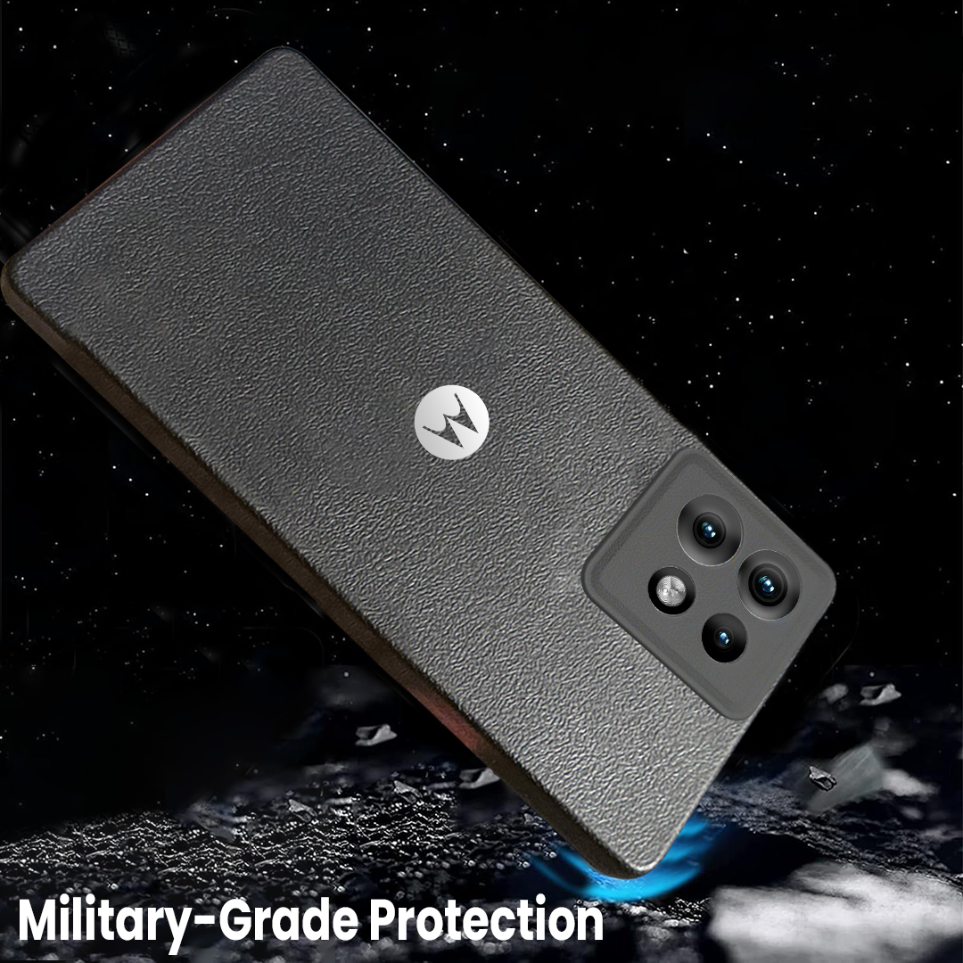 MOTO EDGE 50 NEO 5G Solid Color Leather Texture Matte Phone Back Case