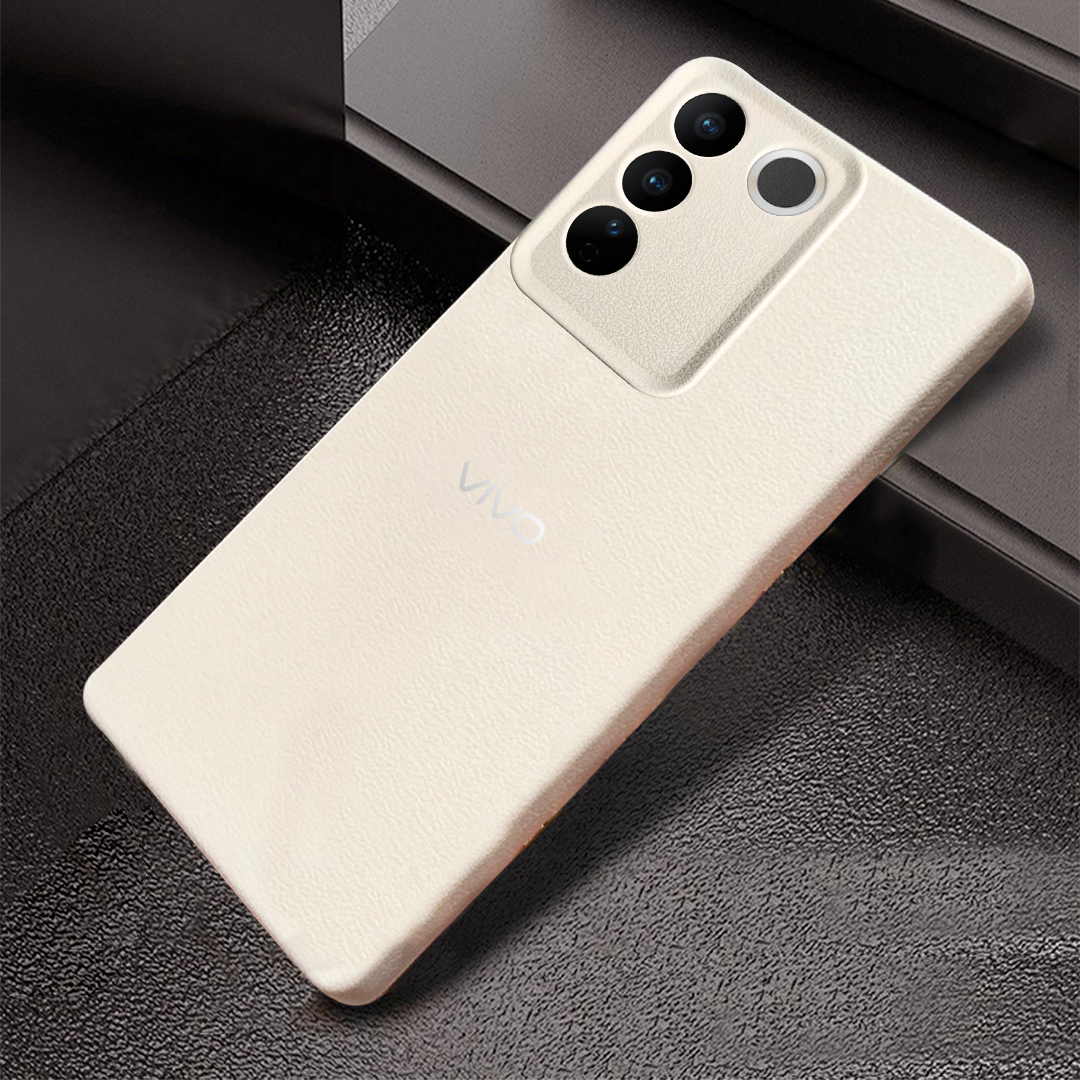 VIVO T3 5G Solid Color Leather Texture Matte Phone Back Case