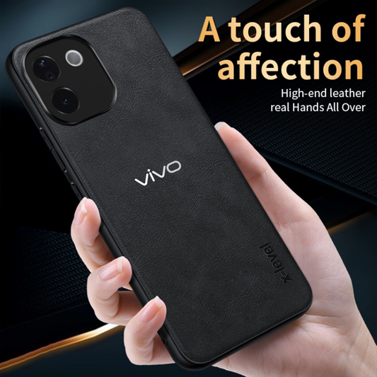 VIVO T3 PRO 5G  Business Style  PU LEATHER PROTECTIVE BACK CASE WITH CAMERA PROTECTION
