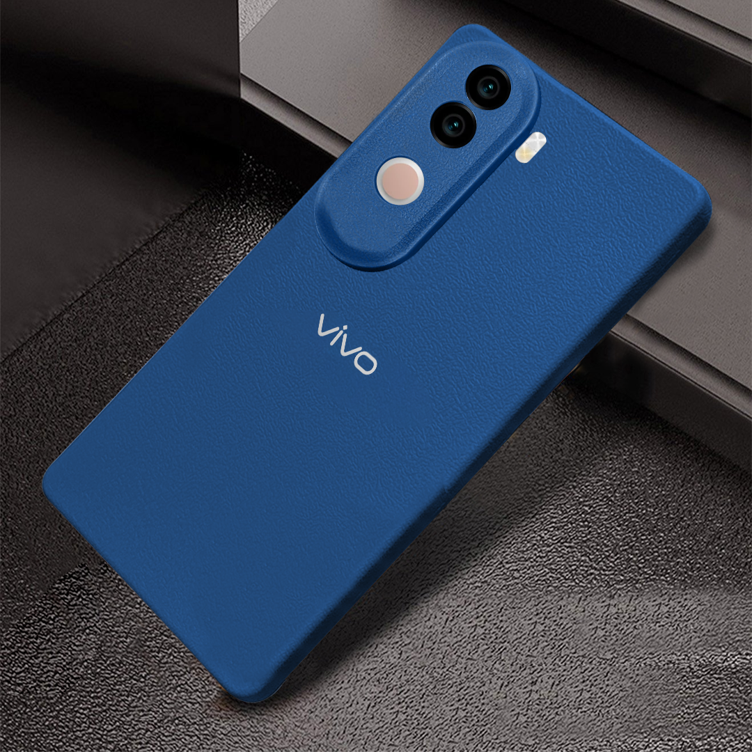 Vivo V40e 5G Solid Color Leather Texture Matte Phone Back Case