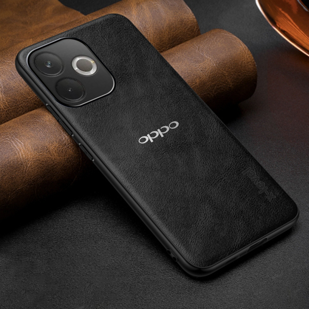 OPPO A5 PRO 5G  Business Style PU LEATHER PROTECTIVE BACK CASE WITH CAMERA PROTECTION