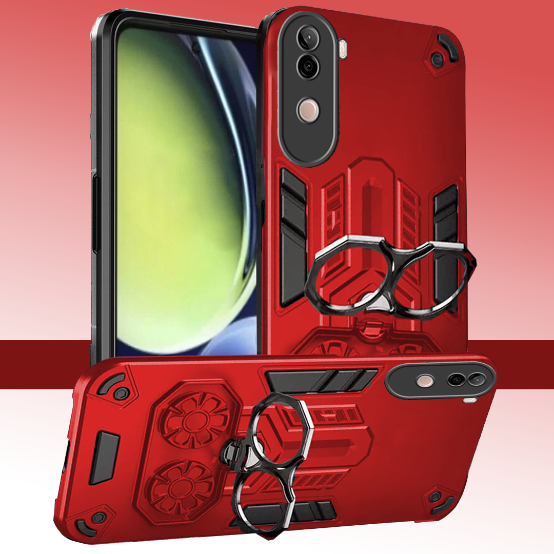 Vivo V40e 5G Armor knight Series Camera Protection 2 in 1 Shockproof Phone Cover with Kickstand