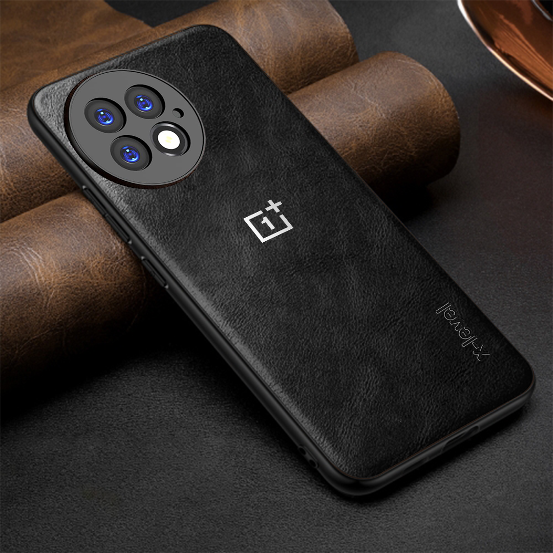 ONEPLUS 13 5G Business Style PU LEATHER PROTECTIVE BACK CASE WITH CAMERA PROTECTION