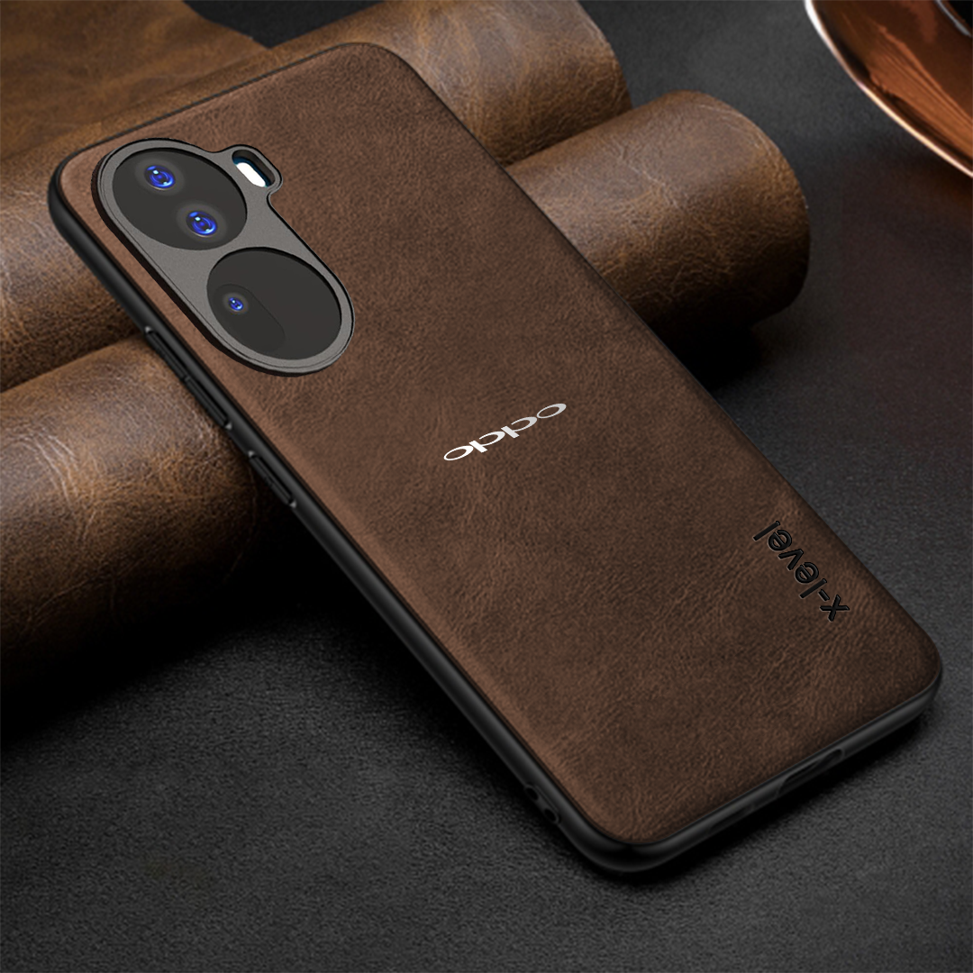 OPPO RENO 11 5G  Business Style  PU LEATHER PROTECTIVE BACK CASE WITH CAMERA PROTECTION