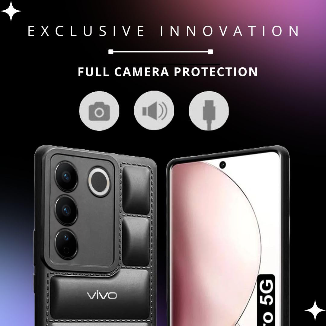 VIVO V27 PRO 5G The Puffer Edition Soft Material Down Jacket Phone Case