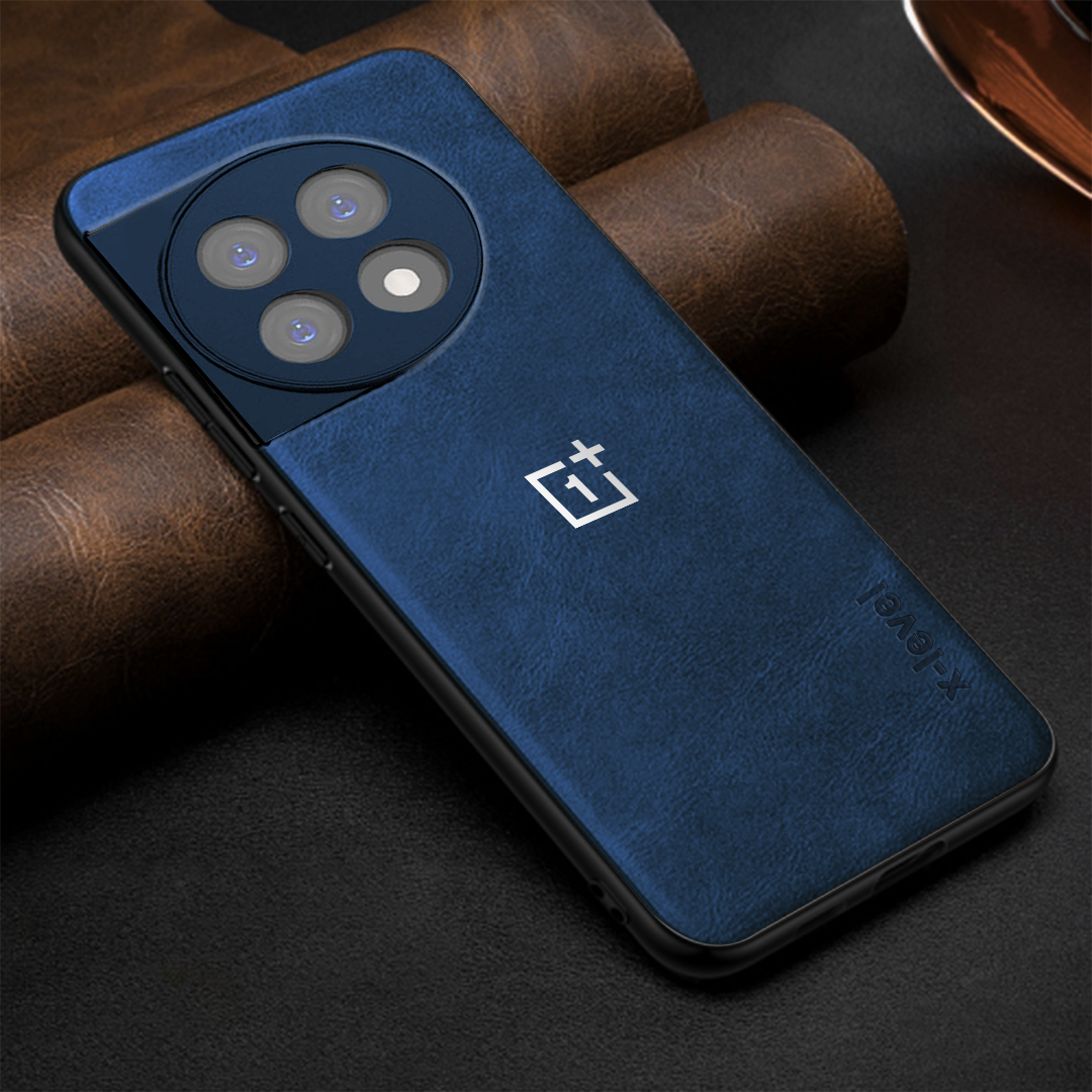 ONEPLUS 11R 5G Business Style PU LEATHER PROTECTIVE BACK CASE WITH CAMERA PROTECTION