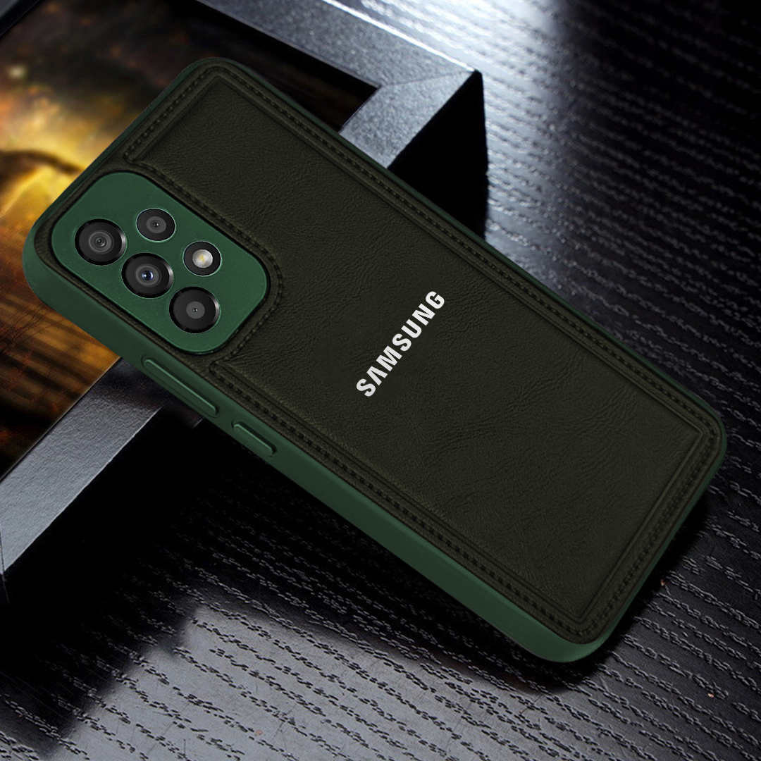 Samsung Galaxy A53 5G Vintage Leather Stitched Protective Back Case