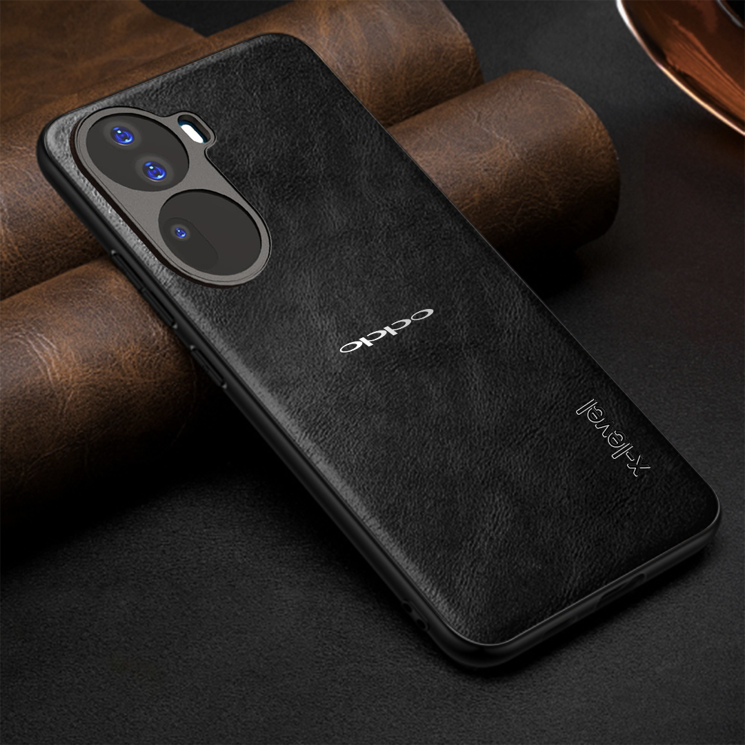 OPPO RENO 11 5G  Business Style  PU LEATHER PROTECTIVE BACK CASE WITH CAMERA PROTECTION