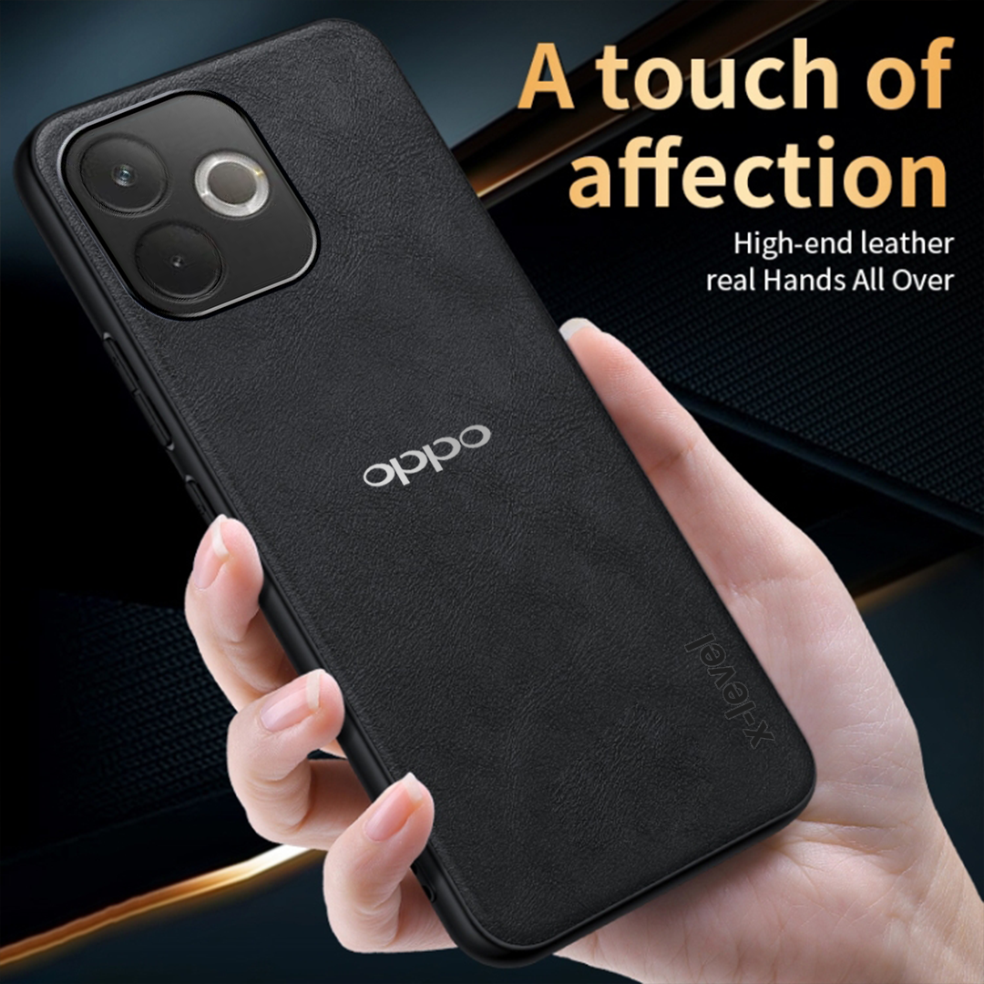 OPPO A5 PRO 5G  Business Style PU LEATHER PROTECTIVE BACK CASE WITH CAMERA PROTECTION
