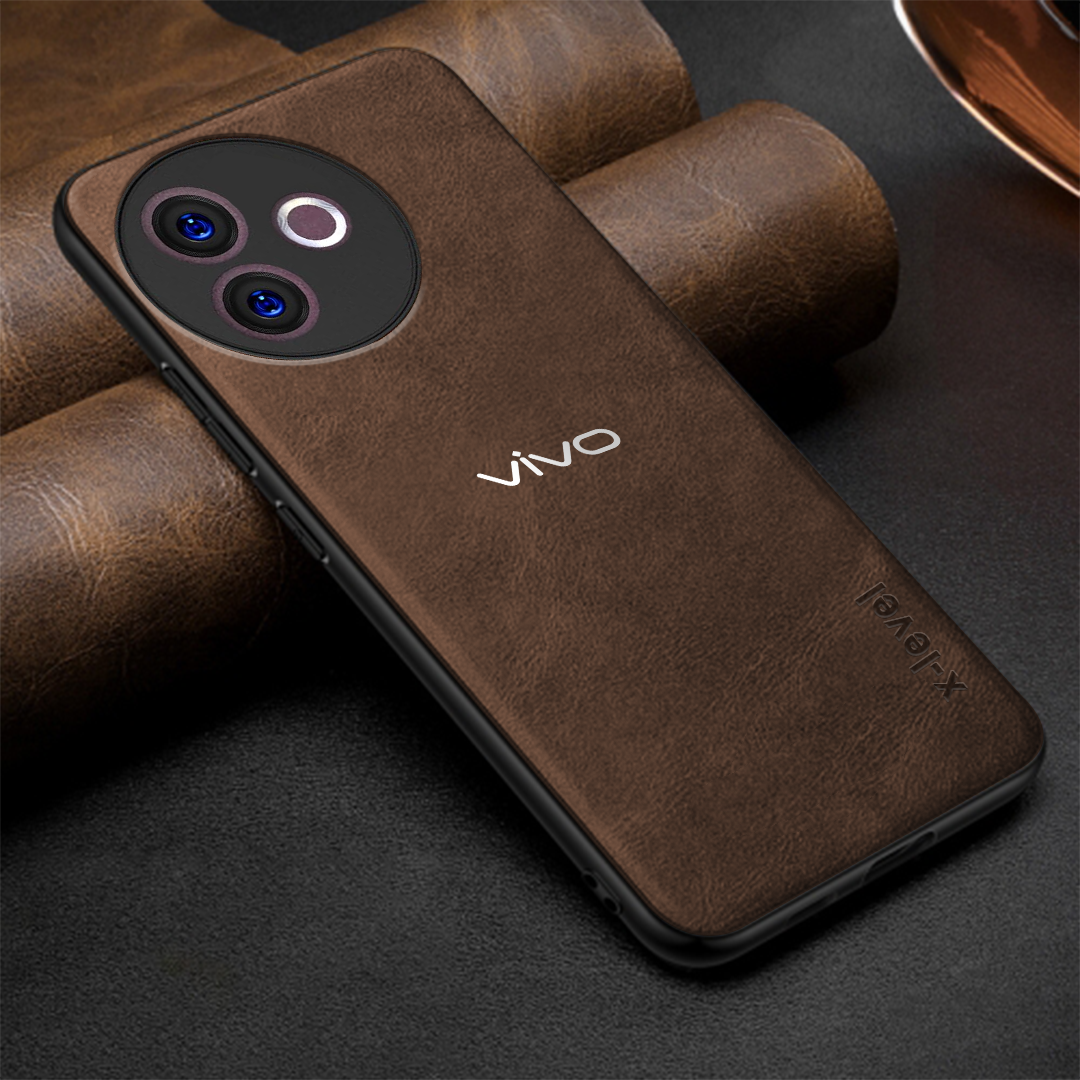VIVO Y39 5G  Business Style  PU LEATHER PROTECTIVE BACK CASE WITH CAMERA PROTECTION