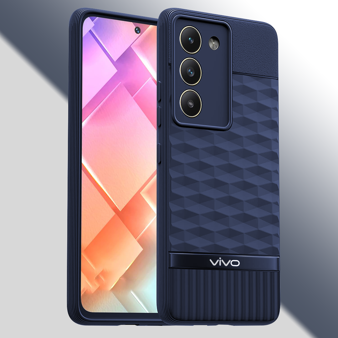 VIVO T3 5G 3D Hexa Cube Design Drop Protection | Camera Protection TPU Back Case