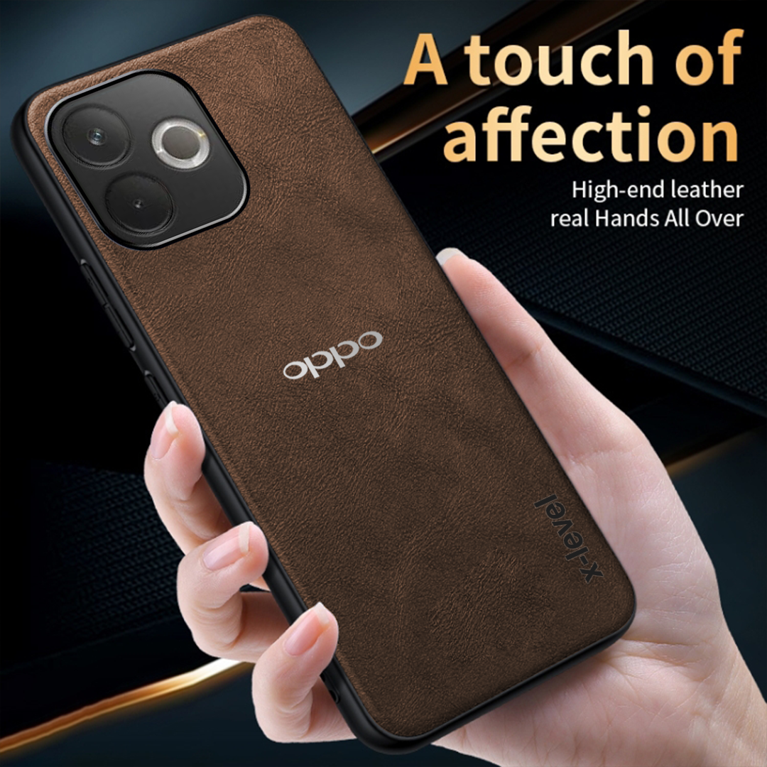 OPPO A5 PRO 5G  Business Style PU LEATHER PROTECTIVE BACK CASE WITH CAMERA PROTECTION