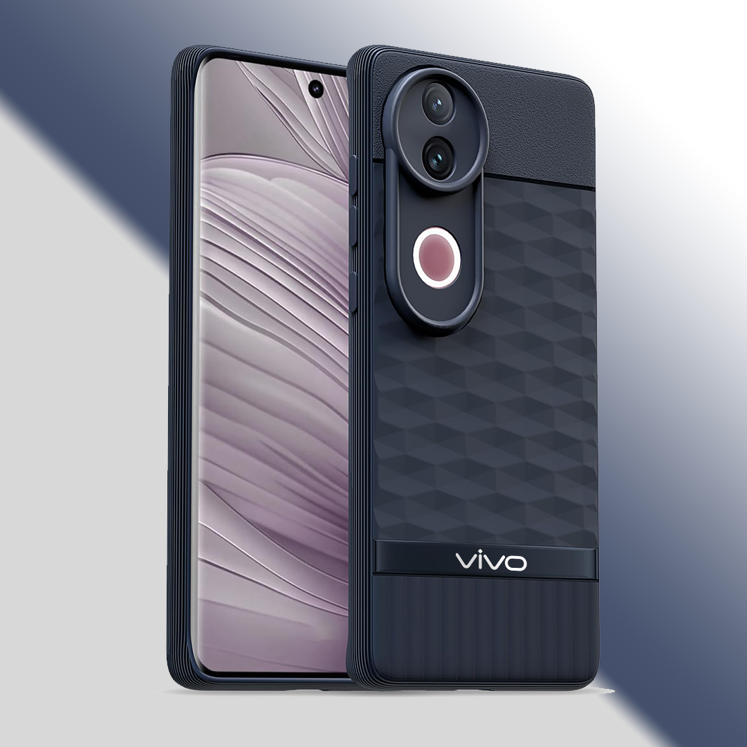 VIVO V50 5G 3D Hexa Cube Design Drop Protection | Camera Protection  TPU Back Case
