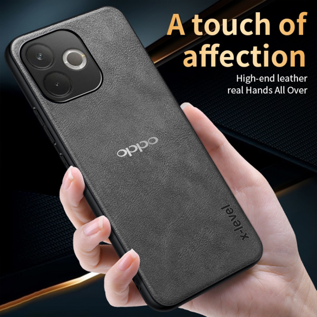 OPPO A5 PRO 5G  Business Style PU LEATHER PROTECTIVE BACK CASE WITH CAMERA PROTECTION