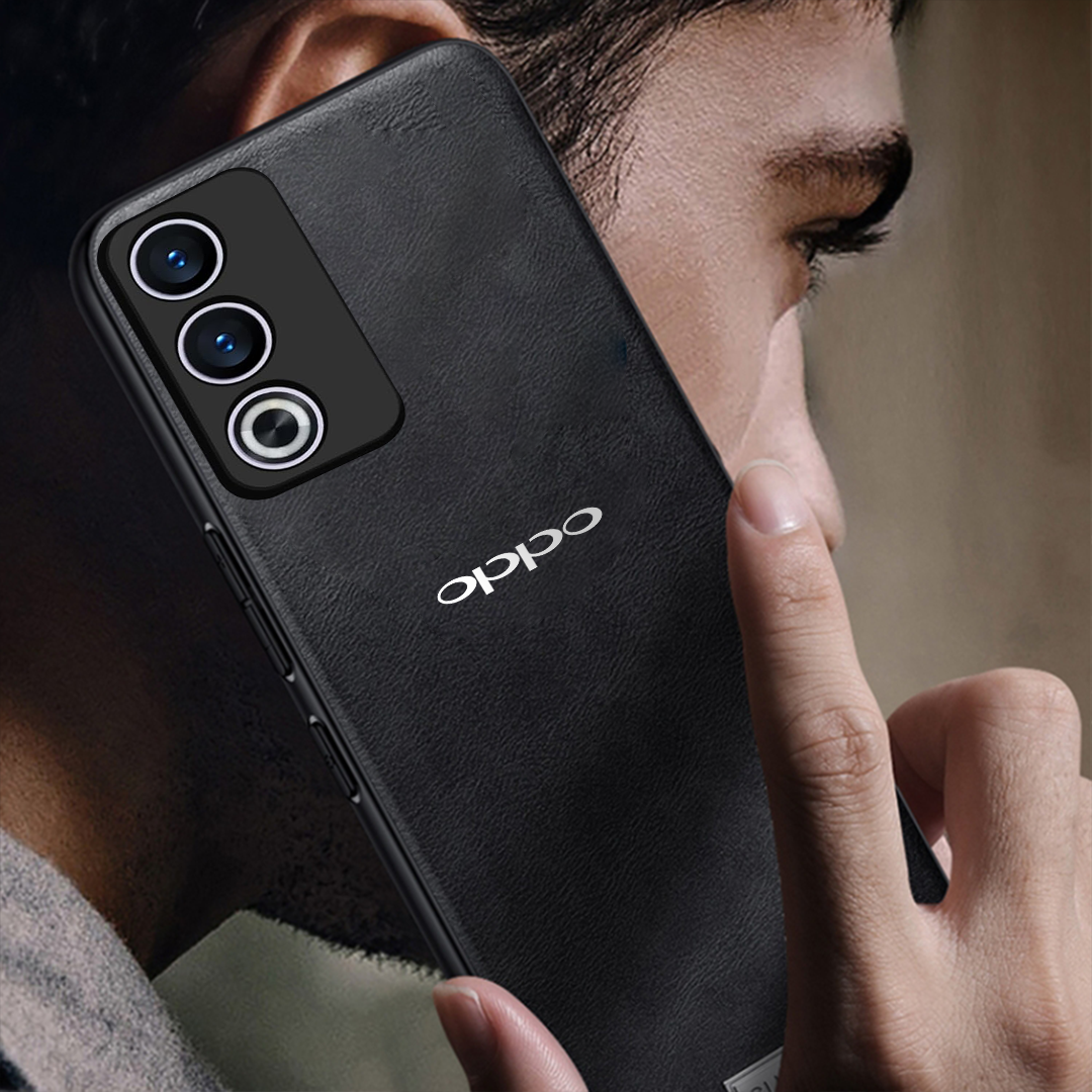 OPPO A3 Pro  5G Business Style PU LEATHER PROTECTIVE BACK CASE WITH CAMERA PROTECTION