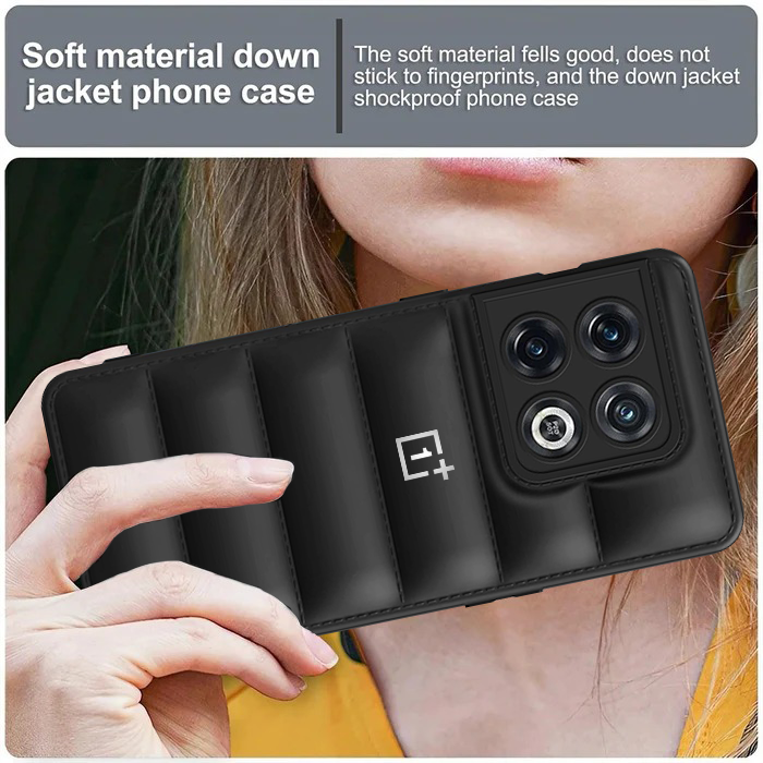 The Puffer Edition Soft Material Down Jacket Phone Case For OnePlus 10 PRO