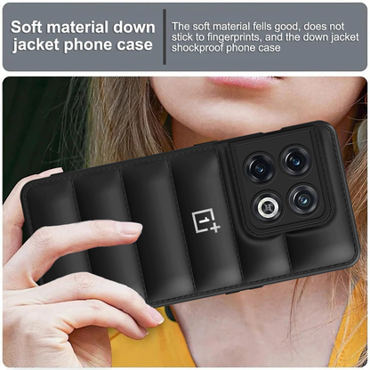 The Puffer Edition Soft Material Down Jacket Phone Case For OnePlus 10 PRO