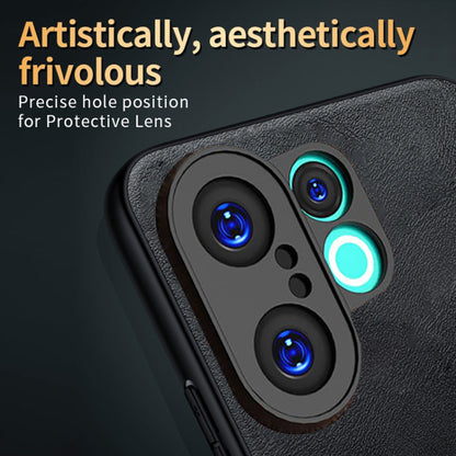 VIVO V60 5G Business Style PU LEATHER PROTECTIVE BACK CASE WITH CAMERA PROTECTION