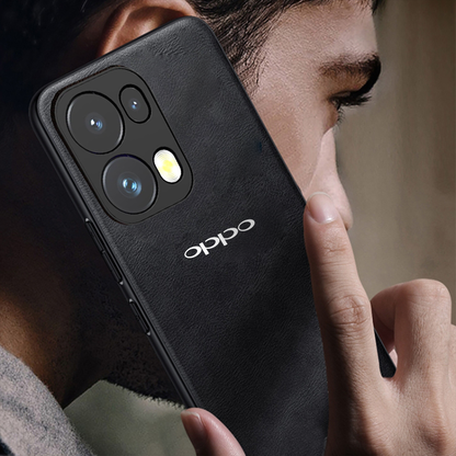 OPPO RENO 13 PRO 5G Business Style  PU LEATHER PROTECTIVE BACK CASE WITH CAMERA PROTECTION