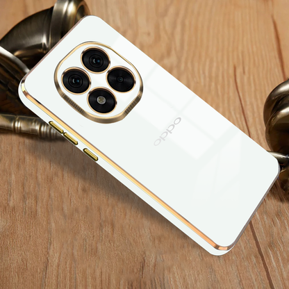 OPPO F29 5G ULTRA-SHINE GOLD ELECTROPLATED LUXURIOUS  BACK CASE WITH CAMERA PROTECTION