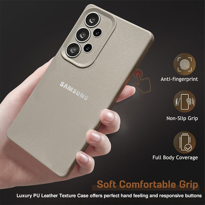 Samsung Galaxy A53 5G Solid Color Leather Texture Matte Phone Back Case