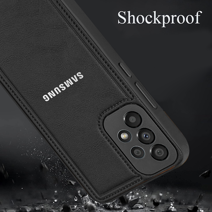 Samsung Galaxy A53 5G Vintage Leather Stitched Protective Back Case