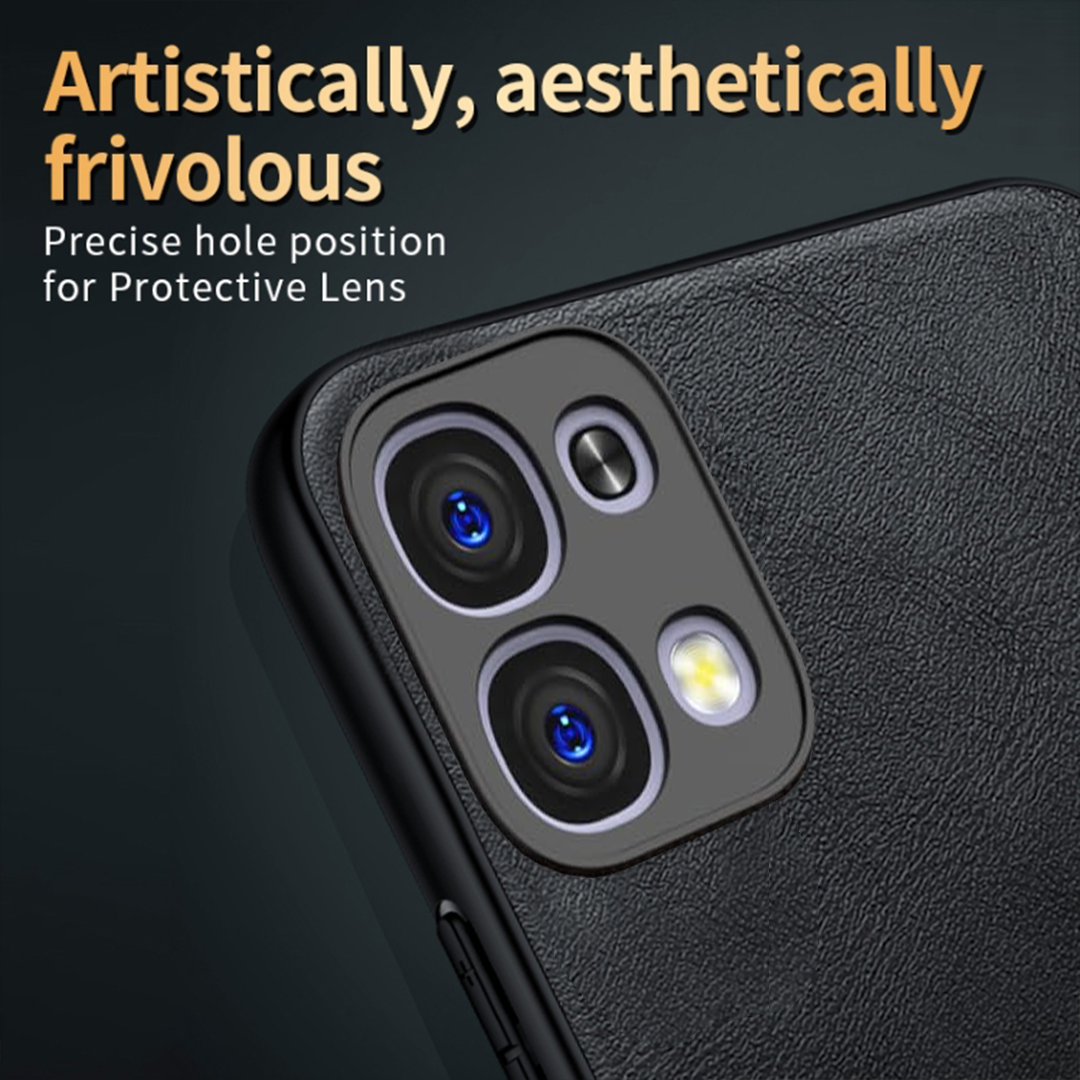 OPPO F31 5G Business Style  PU LEATHER PROTECTIVE BACK CASE WITH CAMERA PROTECTION