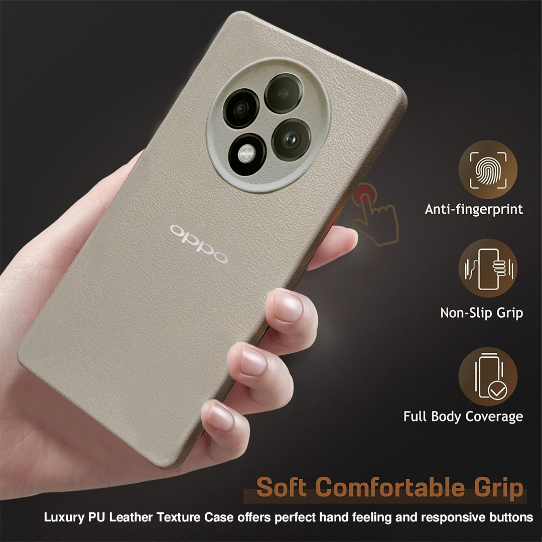 Oppo F27 Pro Plus 5G Solid Color Leather Texture Matte Phone Back Case