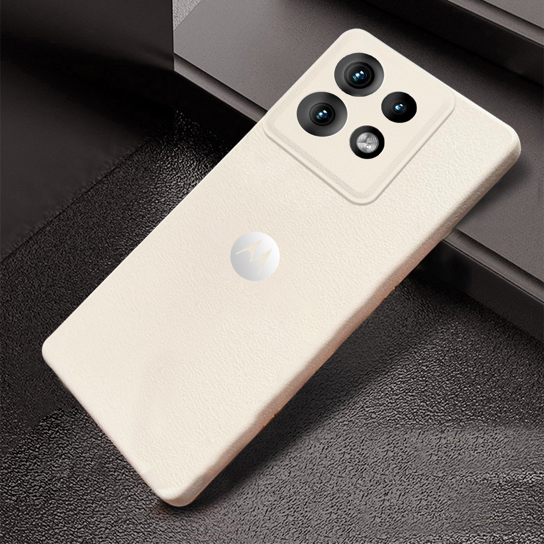 MOTO EDGE 50 NEO 5G Solid Color Leather Texture Matte Phone Back Case
