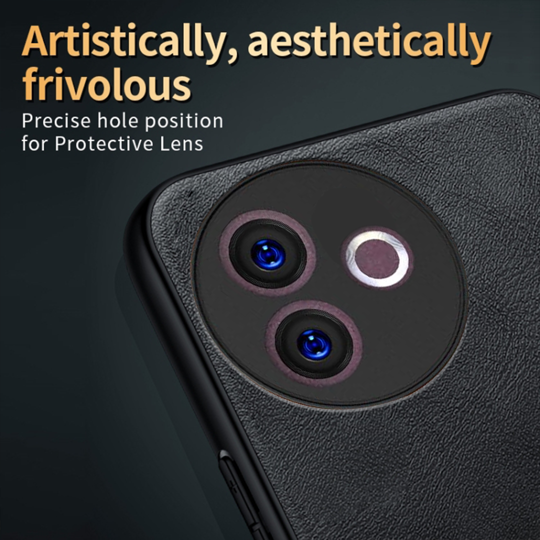 VIVO Y39 5G  Business Style  PU LEATHER PROTECTIVE BACK CASE WITH CAMERA PROTECTION