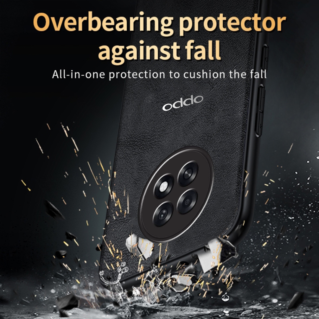 OPPO F31 PRO PLUS 5G Business Style  PU LEATHER PROTECTIVE BACK CASE WITH CAMERA PROTECTION