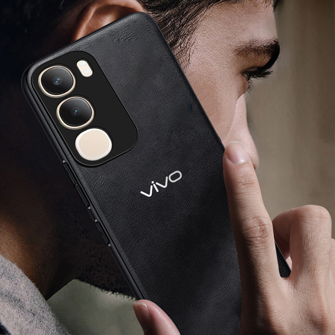 VIVO Y29 5G Business Style PU LEATHER PROTECTIVE BACK CASE WITH CAMERA PROTECTION