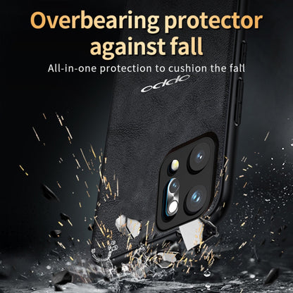 OPPO RENO 14 5G  Business Style PU LEATHER PROTECTIVE BACK CASE WITH CAMERA PROTECTION