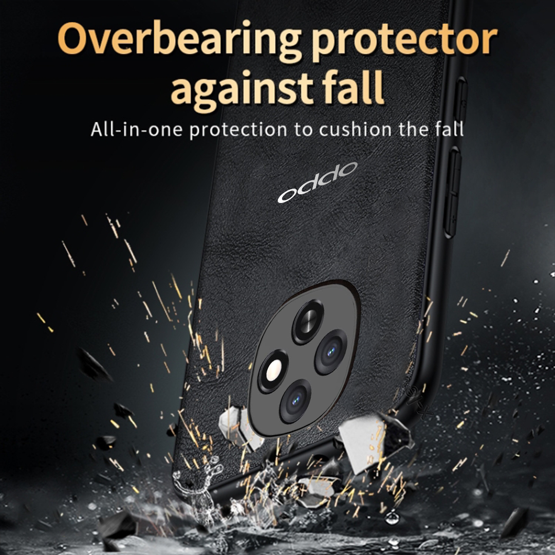 OPPO F31 PRO 5G Business Style  PU LEATHER PROTECTIVE BACK CASE WITH CAMERA PROTECTION