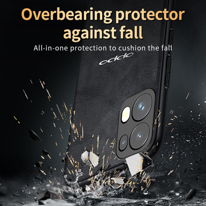 OPPO RENO 13 PRO 5G Business Style  PU LEATHER PROTECTIVE BACK CASE WITH CAMERA PROTECTION