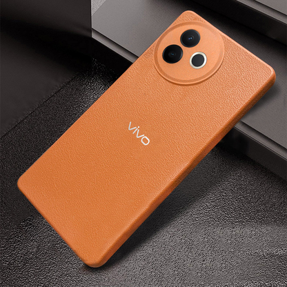 VIVO Y39 5G Solid Color Leather Texture Matte Phone Back Case