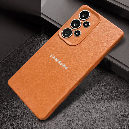 Samsung Galaxy A73 5G Solid Color Leather Texture Matte Phone Back Case